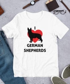 I Love German Shepherds T-Shirt