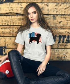 Beagle Dog USA Flag T-Shirt