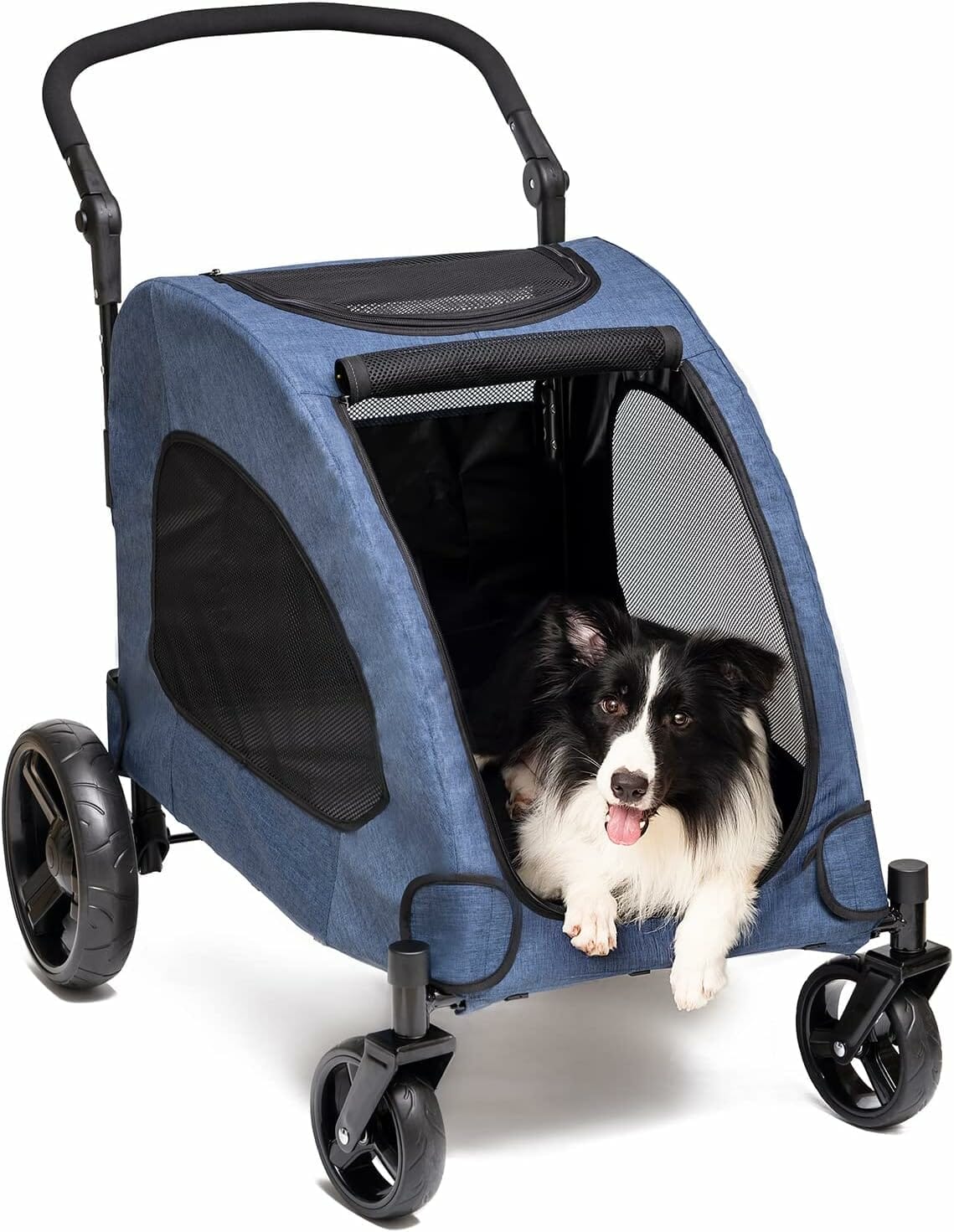 Dog Stroller for Medium Dogs up to 100lbs - Folding - Smooth Ride Extra Large Pet Strollers for Large 2 Dogs