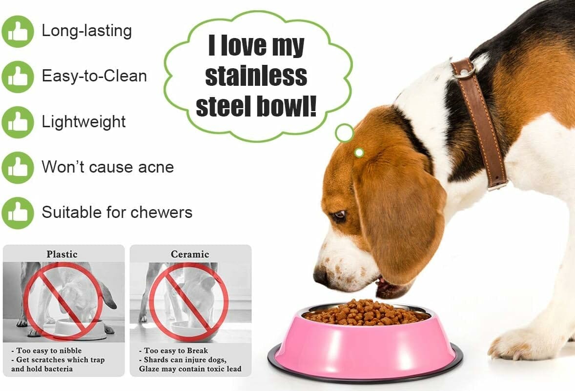 Podinor Stainless Steel Dog Bowls Review