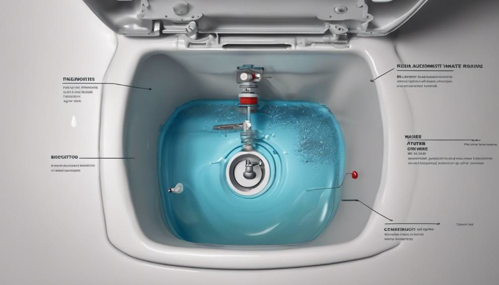 toilet bowl water adjustment