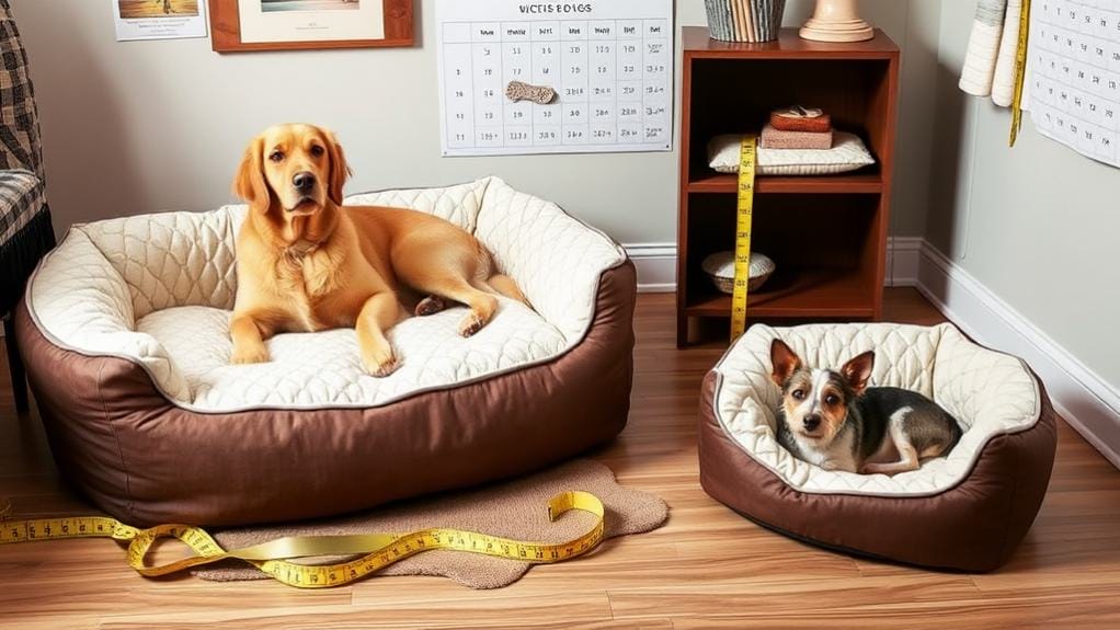 dog bed size guide