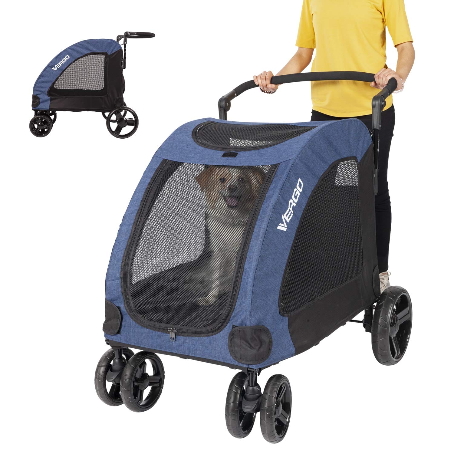 Vergo Pet Stroller With Adjustable Handle Review: The Best for Your Pet?