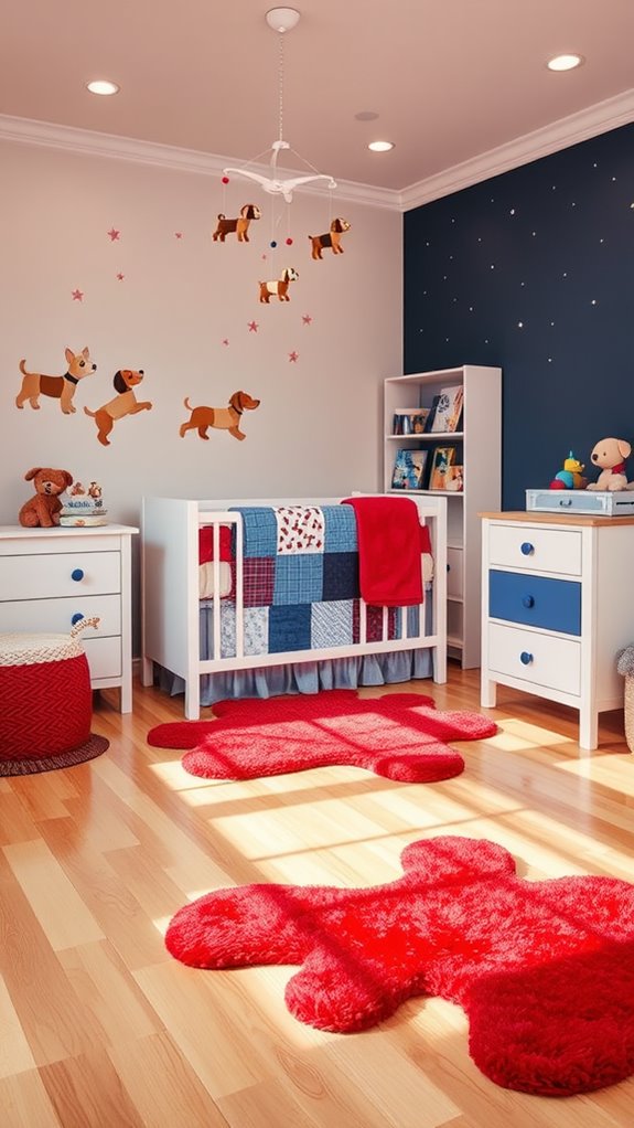 patriotic themed baby room