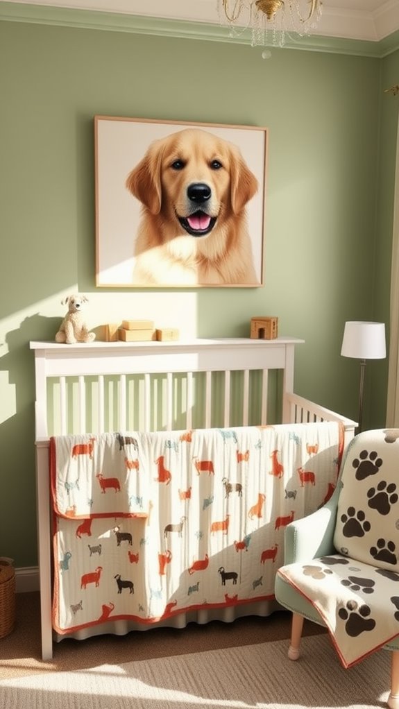 personalized nursery pet art