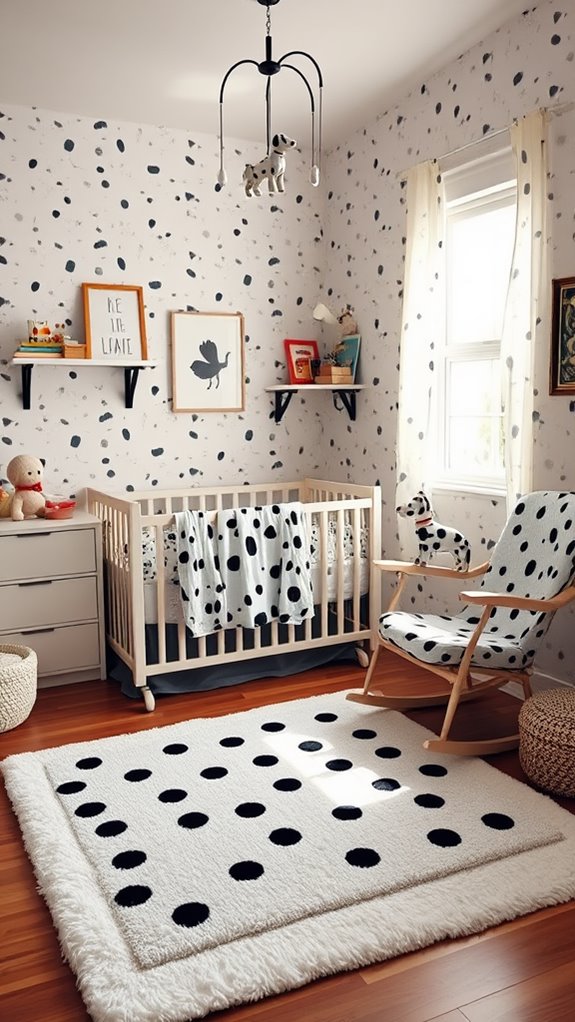 spots and colorful nursery