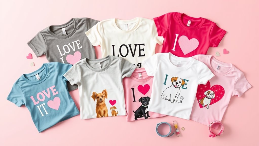 choosing valentine s dog t shirts