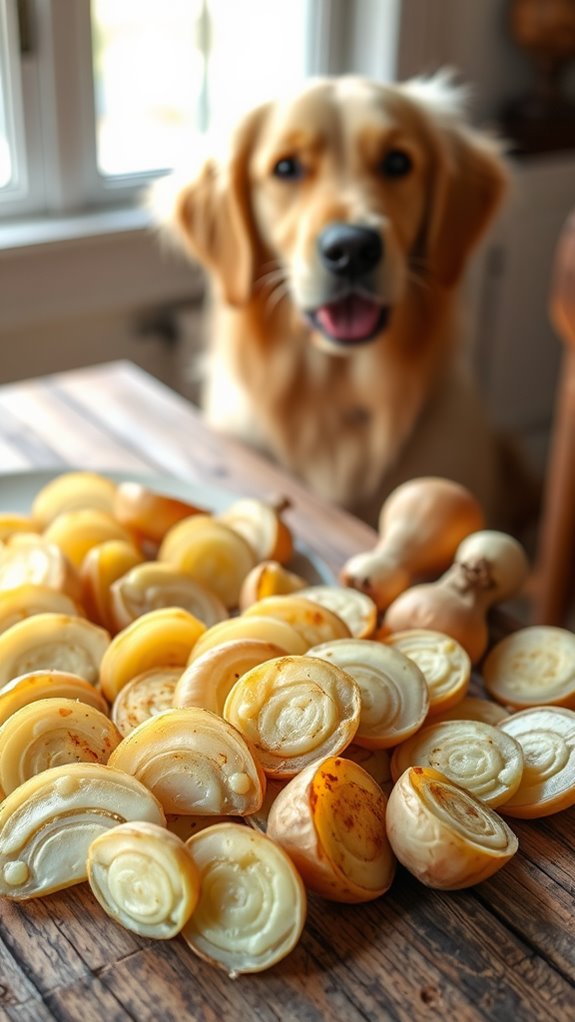 deliciously prepared root vegetables