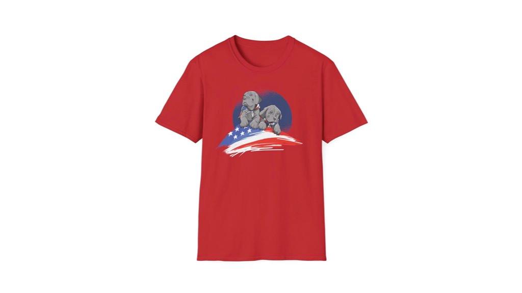 gray dogs flag tee