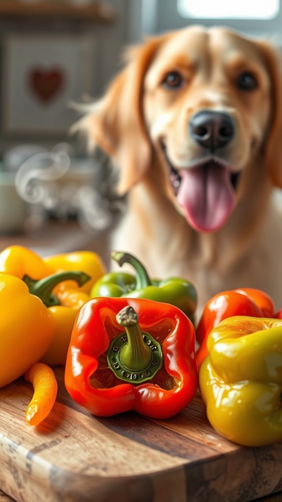 stuffed and roasted peppers