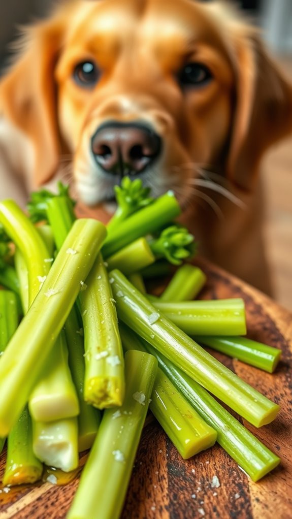 tenderly prepared celery dish